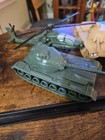 Vintage 2 Army Tanks And 2 Choppers Helicopters Toy R Us