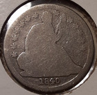 1840 Unknown Drapery Liberty Seated Silver Dime Better Early Date  23-12485 rb7