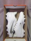 Nike Alpha Menace 4 Shark Football Cleats Womens Us 16 White Lace Up Fn0028-101