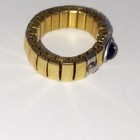 Vintage Expandable Ring Black Stone Statement Adjustable Fashion Jewelry