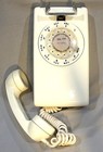 Vtg 1972 Western Electric Bell System Rotary Dial Wall Mount Telephone White