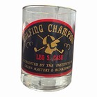 Vintage    golfing Champion    Rocks Glasses Set Of 6 Gold Rim Barware