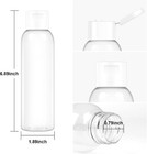 2 Pack 8 Oz Travel Squeeze Bottles Flip Caps Refillable Empty Plastic Container