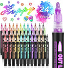 36 Color Double Line Outline Art Pen Marker Pen Diy Graffiti Outline Marker Pen 