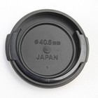 Minolta 40 5mm - Snap-on Black silver Plastic Front Lens Cap