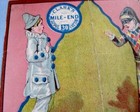 Victorian Trade Card 1883 Clark s Mile End Calendar Spool Cotton Thread Antique