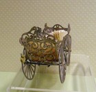 Victorian German Soft Metal Baby Carriage - Germany