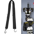 Multi Purpose Hockey Gear Organizer With 5 Hooks For Travel And Storage