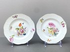 Ca  1901-1903 Herend Bouquet Of Flowers Salad Plates  8    Set Of 6  Excellent