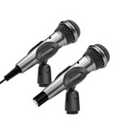 4   Black Universal Microphone Clip Clamp Holder For Mic Stand Rotation Install