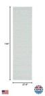 Safavieh Courtyard Collection Runner Rug - 2 3  X 12   Beige And Aqua  Morocc