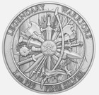 Legendary Warriors 1 Oz  999 Fine Siiver Eric Bloodaxe In Capsule