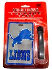 3 Detroit Lions Travel Bag Tags Luggage Suitcase Business Card Id Tags Nfl Set