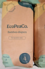 Eco Pea Co  35 Count Disposable Diapers Organic Bamboo   Viscose Size 4