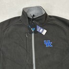 Ncaa Kentucky Wildcats Uk Dark Gray Levelwear Full Zip Fleece Sweatshirt Men   s M