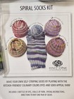 Seafoam Knit One Crochet Too Spiral Sock Knit   Dye Merino Socks Kit