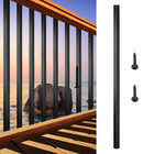 Deck Balusters Metal Deck Spindles 101 Pack 26 Inch Aluminum Alloy Railing