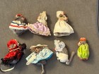 7 Vintage West Germany Miniature Fur Mouse Collection Free Shipping