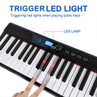 Coolmusic Folding Piano Keyboard 88 Keys  Portable Electric Keyboard With Mid   