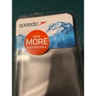 Speedo Solid Silicone Swim Cap Adult Silver Latex Free Contoured 751247 New