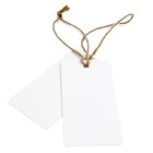  100pcs Blank Gift Tags 3 5    X 1 7    White Kraft Paper Gift Tag White-100pcs