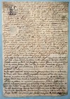 Framed 18th Century French Letter Two