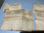 1947 - 1948  Lot 10  Western Union Telegrams  4 With Envelope 