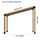 Pergola Kit  Slanted Roof Pergola Bracket  3-way Brackets With Post Base Kit  Lo