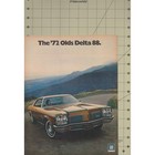 Vintage 1971 Oldsmobile Delta 88 Print Ad For 1972 Olds Gm Classic Car Decor