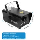 Mini Fog Machine Smoke Machine Wireless Remote Control Portable Fogger Party