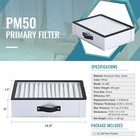 Prefilter For Xl300 Smoke Extractors Replacement Filter For Pm50 Particles More