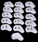 Air Jordan Iron Covers Elephant Print Leather Grey And White  sold Individually 