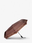 Michael Kors Travel Mk Signature Monogoram Umbrella  brown 