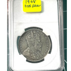 1908 Straits Settlements King Edward Vii 1 Dollar