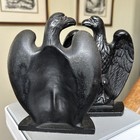 Cast Iron 6 5    American Eagle Bookends Country Rustic Decor Vintage