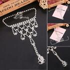 Crystal Barefoot Sandal Anklet Foot Chain Toe Ring Beach Bracelet Women Jewelry