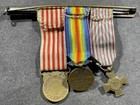 Ww1 Wwi Military French France Army Miniature Medal Bar Combatant Cross Victory
