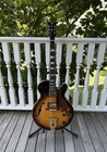 Rare Vintage 1980 Polytone Improv-1 Arch Top Electric Jazz Guitar  W  Case