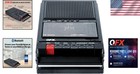 Portable Shoebox Cassette Tape Recorder - Usb Recording   Bluetooth Speaker