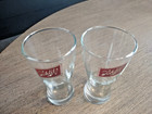 Vintage Schlitz Beer Glass  the Beer That Made Milwaukee Famous  Logo 8oz  Qty 2