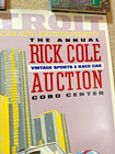 Rick Cole 1989 Detroit Cobo Center Sport   Race Car Auction Poster Shelby Cobra
