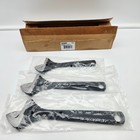 Proto J795sa 3 Piece Black Oxide Adjustable Wrench Set 8   10   12 