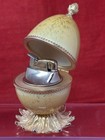 Evans Golden Egg Table Lighter    read Description Vtg