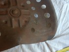 Vintage Metal Farm Implement Tractor Seat Rustic Decor 14  X 18   26-31-5-a
