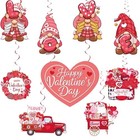 Valentine s Day Hanging Swirl Decorations Set Happy Valentines Day Party 