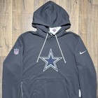 Nwt Dallas Cowboys Nike Sideline Standard Issue Initial Home Dri-fit Hoodie Sz L