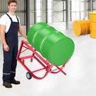 Drum Cradle With 4 Wheels  55gal Drum Cradle  600lbs  red For Workshop factory