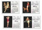 1951 Walt Otto Full Calendar Pinup  12  Pages  Prior To Making Calendar  nos  