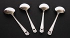 1847 Rogers Silverplate Eternally Yours Pattern 8  Gumbo Soup Spoons  4 