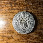 Vintage Pope John Xxiii Vatican Silvered Bronze Medal Commemorative From 1970   s